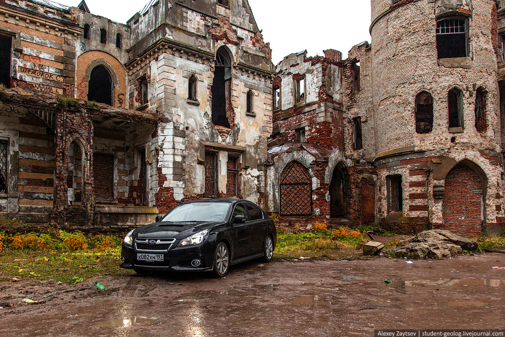 Муромцево замок графа храповицкого фото владимирская область как выглядит сейчас развалины состояние интерьер 