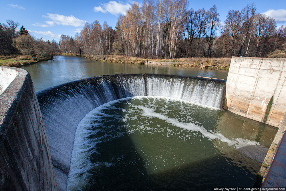 Ярополецкая гидроэлектростанция первая подстанция водопад плотина вода