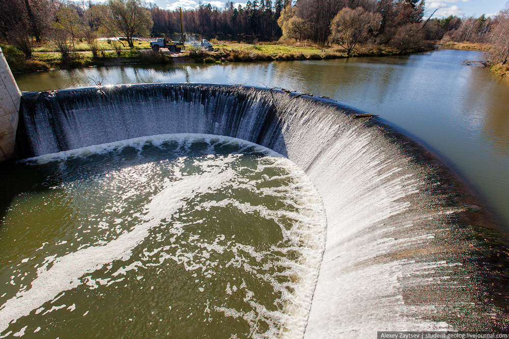 Ярополецкая гидроэлектростанция первая подстанция водопад плотина вода